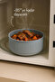 Set of 8 Striped, Round Storage Containers / 2.5Lt.- 1.5Lt.- 0.80Lt.- 0.45Lt. - 4