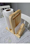 Wooden Paper Towel and Napkin Holder for Kitchen - 3
