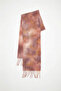 Benjamins Design Thick Fringed Ultra Premium Angora Texture Pinterest Scarf (220 X 40 cm) - 5