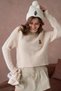 Women's Turtleneck Embroidered Detail Soft-Textured Ribbed Knit Sweater - 5