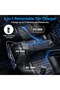 120W 4-in-1 Car Charger with Starry Sky Projector, Retractable Type-C & Lightning Cable - 7