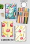 Back to School Design Wire Spiral A5 Squared 4-Piece Souvenir, Memory, School Notebook Set