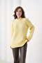 Women's Crew Neck Bürümcük Soft-Textured Oversized Knitwear Sweater - 5