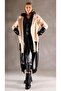 Designer Leather Detailed Coat - 2