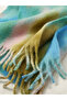 Benjamins Design Thick Fringed Ultra Premium Angora Texture Pinterest Scarf (220 X 40 cm) - 5