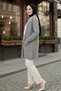 Pocketed Knitwear Cardigan R4442 Anthracite - 4