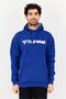 Men Sportswear Fit Long Sleeve Outdoor Hoodie, Royal Blue