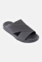 Men Textured Slip On Arabic Sandals, Grey
