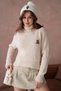 Women's Turtleneck Embroidered Detail Soft-Textured Ribbed Knit Sweater - 6