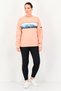 Women Sportswear Fit Long Sleeve Outdoor Sweatshirt, Coral - 4