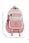 Korean Model Pink 5-Compartment Water-Repellent Water Bottle Compartment Sports Travel Middle School High School Daily School Backpack 704 - 2