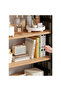 4 Layer Modern Multifunctional Bookshelf with Wall Mounted and Floor Standing Design 80 CM - 4