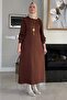Ecem Knitwear Dress Brown - 6