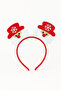 Girl's Christmas Santa Claus Red Crown
