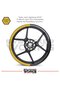 Motorcycle wheel rim strip wheel sticker half cover circle 17-18 inch wheel compatible with motor