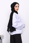 Gray Crew Neck Shadon Three-Thread Sweat - 4