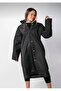 Unisex Women-Men Waterproof Windproof Raincoat with Snap Fasteners Hooded - 4