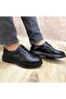 Black Thick Sole Men's Classic Shoes – Lace-Up, Orthopedic, and Suitable for Everyday Use - 5