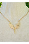 Stoned Phoenix Steel Necklace - 3