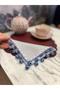 Pompon Presentation Napkin Blue - 4