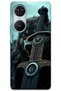 Reeder S19 Max Pro S Edge Compatible Case Hd Pattern Printed Back Cover - Moon Star Sword