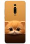 Xiaomi Mi 9t Case Hd Pattern Printed Back Cover - Yellow Kitten