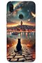 Xiaomi Redmi Note 7 Case Hd Pattern Printed Back Cover - Cat Galata