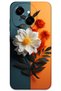 Tecno Spark Go 1 2025 Case Hd Pattern Printed Back Cover - White Orange Flower