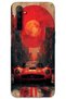 Realme 6 Case Hd Pattern Printed Back Cover - Red Mercedes