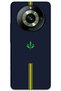 Realme 11 Pro Plus Case Hd Pattern Printed Back Cover - Yellow Navy Blue