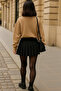 Women's Crew Neck Winter Oversized Mink Sweater - 5