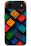 iPhone 17 Air Case Hd Pattern Printed Back Cover - Square Pattern