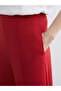 Lcwaikiki basic red elastic waist women's pants - 2