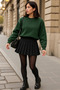 Women's Crew Neck Winter Oversized Çağla Sweater