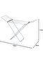 Cloth Dryer Stand 18tr - Folding Indoor/Outdoor Laundry Drying Rack (175x55x110 cm) - 3