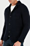 100% Wool Regular Fit Pocketed Buttoned Knitted Jacket Men's Jacket 10166 25073 598 - 3