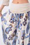 Women's Shawl Pattern Shalwar Pants - 3
