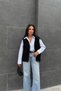 Plush Look Textured Knitwear Vest Av3925 - 6