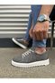 Jy152 Cool Lace-Up Linen Men's Casual Sports Classic Shoes Kbt - Gray - 3