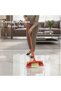 Soft Broom with Wooden Stick Long Handle Soft Bristle Durable and Strong (Assorted Color) - 2