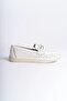 Lizy laceless orthopedic comfortable sole heart patterned women's flat shoes ckt - white - 6