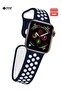 حزام بديل رياضي ناعم من السيليكون من Nike Edition لساعة Apple Watch مقاس 42،44،45 مم - 4
