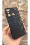 Infinix Hot 20I Compatible Black Butterfly Patterned Silicone Shock-Absorbing Rubber Case - 3