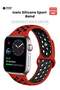 حزام بديل رياضي ناعم من السيليكون من Nike Edition لساعة Apple Watch مقاس 38 و40 و41 مم