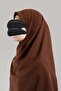 Medina Silk Soft Large Scarf - Bitter Brown - 5