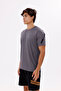 Reflective Sleeve Detail Chest Logo Comfortable Fit Crew Neck Breathable Jersey T-Shirt - 3