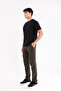 Zippered Side Pocket Detail Flexible Waist Straight Leg Ergonomic Stitching Comfortable City Style Sweatpants - 6
