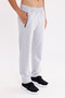 Comfortable Fit Lace-Up Elastic Waist Long Length Comfortable Sports Sweatpants with Pockets - 4