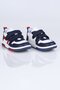 5001 Genuine Leather Sports Shoes B.-Dark Blue-Red - 22 - 3