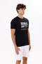 Crew Neck Relaxed Fit Soft Textured Front Printed Short Sleeve T-Shirt - 5